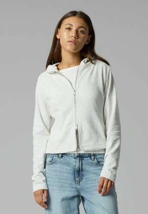 LMTD, CARDIGAN HOODED - Sweatjacke - light grey melange