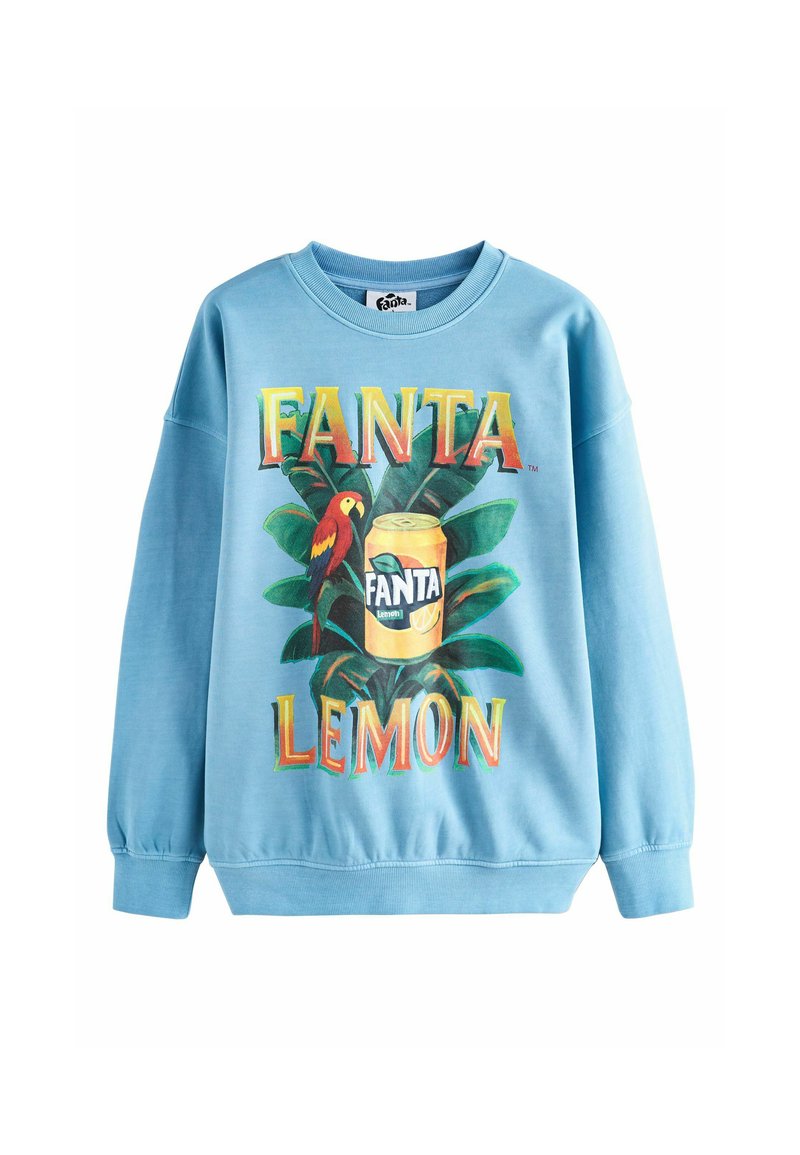 Next REGULAR FIT - FANTA LEMON WASHED SWEATSHIRT . - Mikina - blue ...