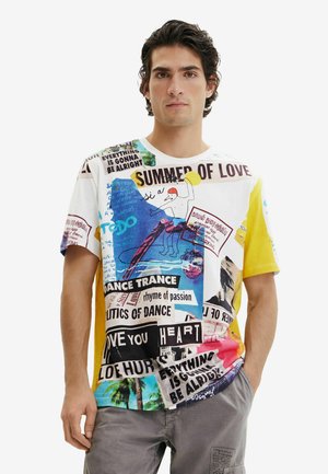 Print T-shirt - white