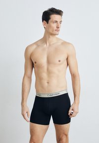 Calvin Klein Underwear 3 PACK  - Ozke boksarice - b black syrah cocoon