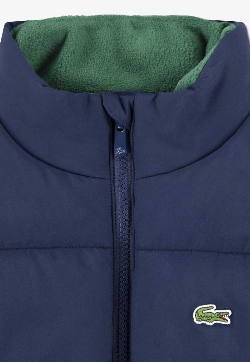 Bleu Marine Veste Lacoste Sans Manche Capuche Lacoste CORE VEST