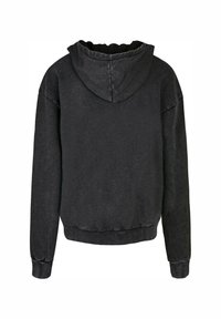 Merchcode LIFE ACID WASHED - Felpa con cappuccio - black