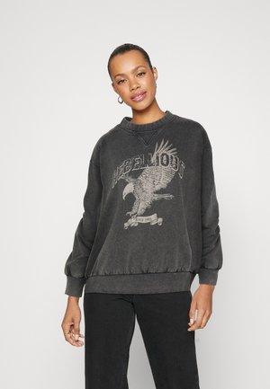 ONLY ONLLUCINDA  WILD O-NECK BOX  - Sweater - black