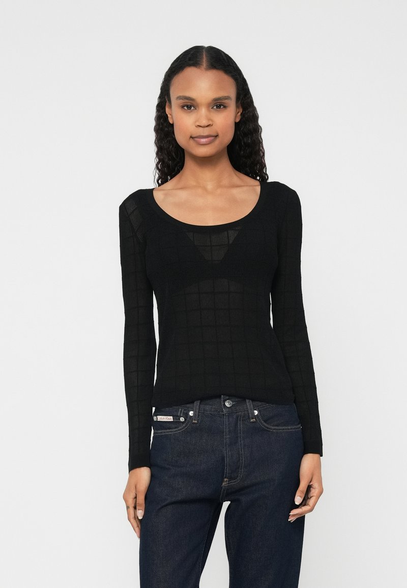 Emporio Armani Longsleeve zwart Emporio Armani Longsleeve zwart