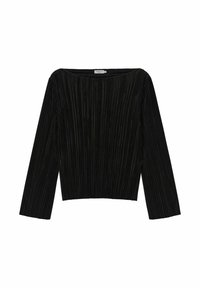 DUA PLEATED LONG SLEEVE - Blouse - black