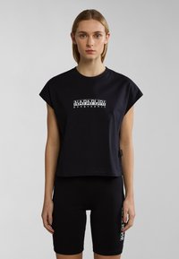 Napapijri Triko s potiskem - black