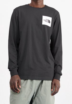 Langærmet T-shirt - black