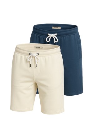 SET OF 2 - Shorts - dark blue beige