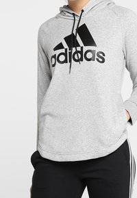 adidas Performance Felpa con cappuccio - grey