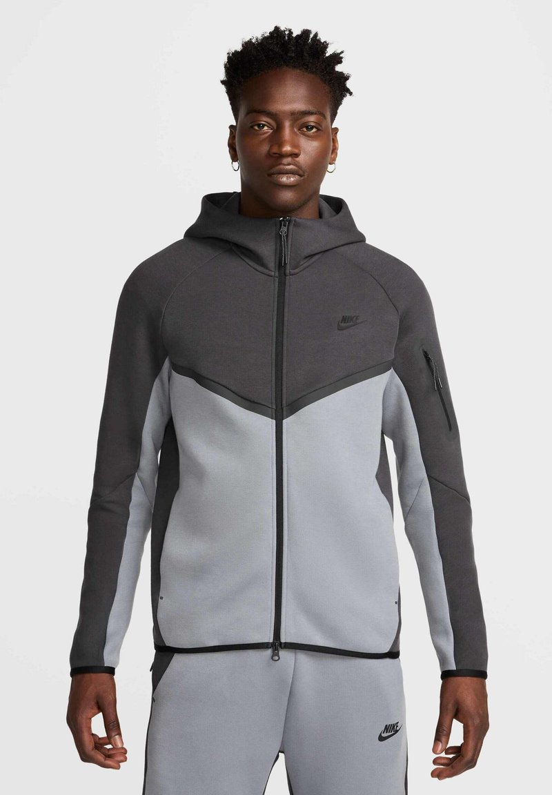 Nike Sportswear - TECH - Cipzáras pulóver - anthracite cool grey black, Nagyítás