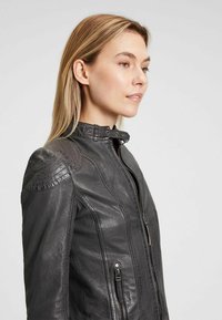 Mauritius CACEY - Lederjacke - anthracite