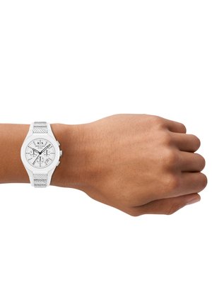 Armani Exchange, ARMANI EXCHANGE MEN TRADITIONAL WATCHES - Kronograf - white