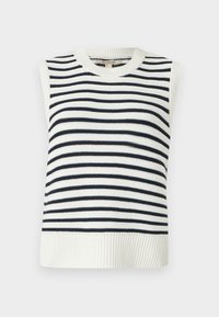 EMBERLY SLEEVELESS TANK - Trui - cloud/navy