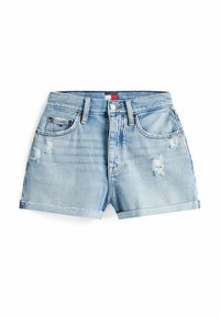 Tommy Jeans RAW HEM - Denim shorts - denim light