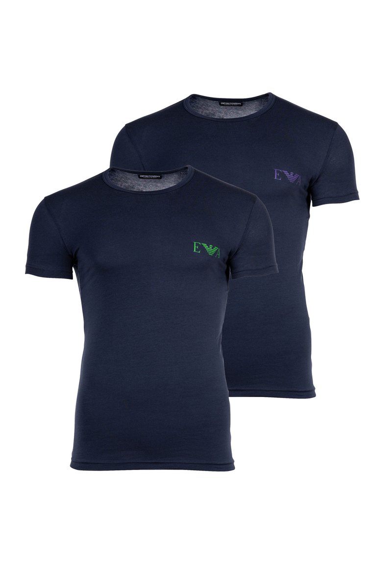 EA7 Emporio Armani T-shirt print donkerblauw EA7 Emporio Armani T-shirt print donkerblauw