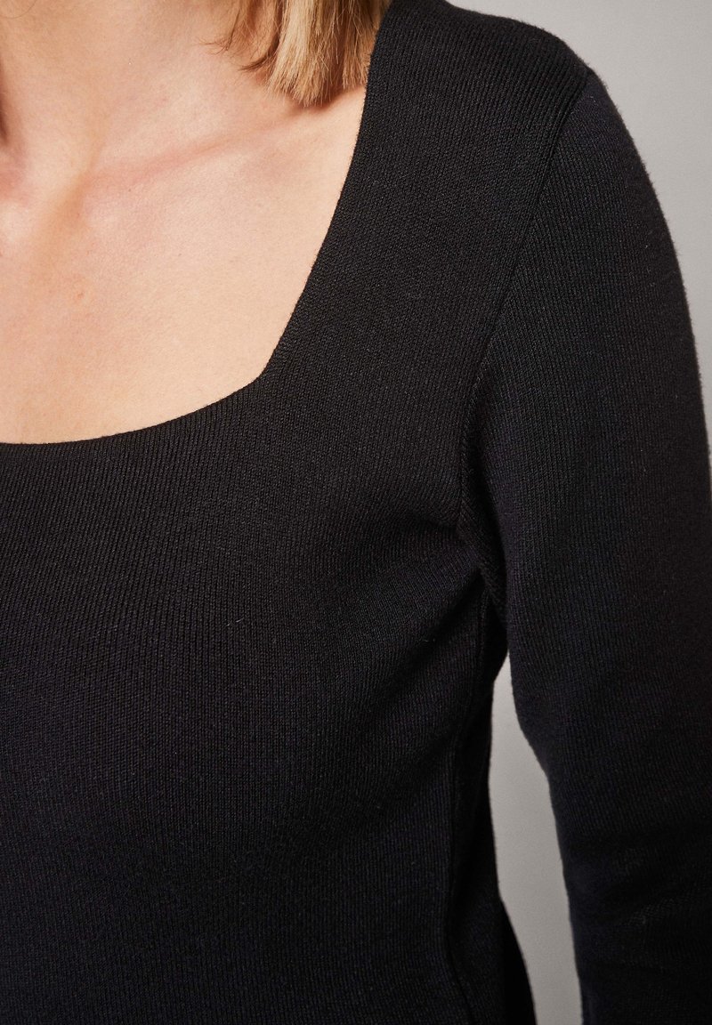 Damen Strickjacken | comma Strickpullover black/schwarz - WW60118 Damen Strickjacken | comma Strickpullover black/schwarz - WW60118