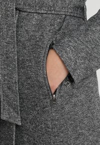 ONLY Abrigo corto - mottled dark grey