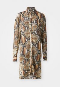 DRESS - Abito a camicia - brown