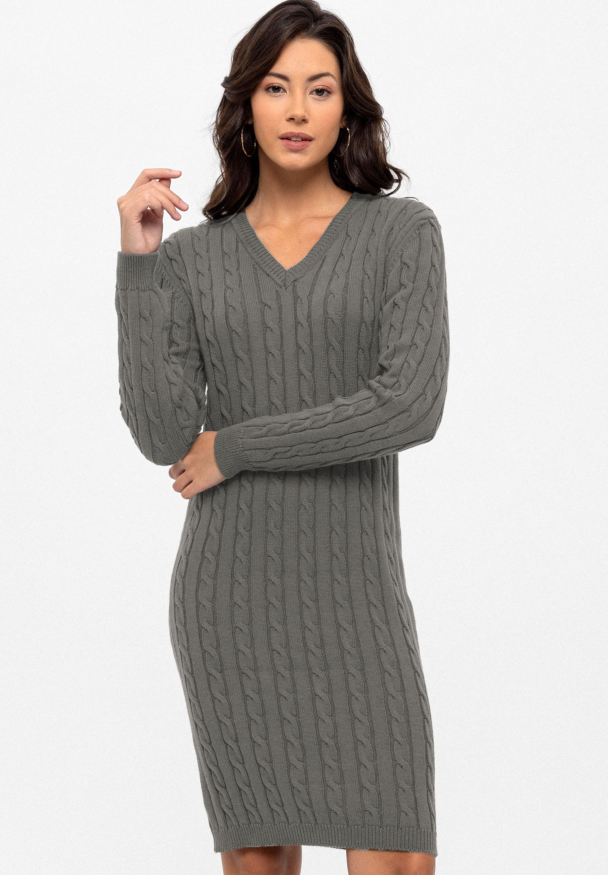 light blue knit dress Aylin Rib Knit Dress – Retrofete main image 1