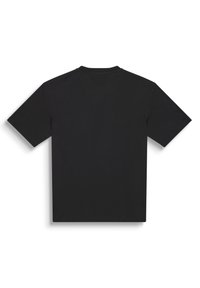 T-shirt nero a maniche corte realizzato in morbido cotone, con scollatura rotonda classica e senza stampe o dettagli visibili.