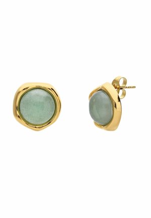 VINTAGE - Oorbellen - gold green