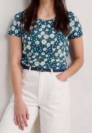 Triko s potiskem - teal