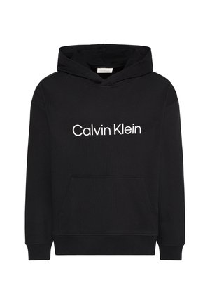 Calvin Klein STANDARD LOGO - Mikina s kapucňou - black