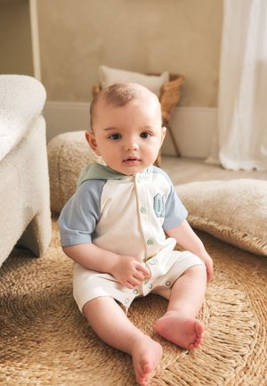 Next, REGULAR FIT - SINGLE HOODED - Tuta jumpsuit - blue "little man"