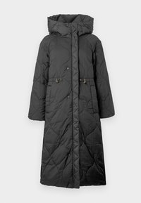 NOVAK - Pūkinis paltas - nero