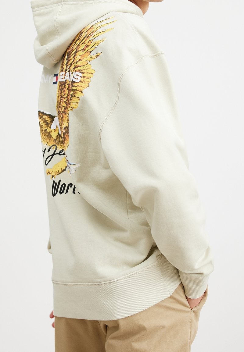 Tommy Jeans Mikina s kapucí - beige