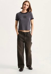 Vans EMILY DIY - Straight leg jeans - medium grey