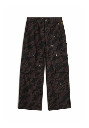G-STAR, MEGA CARGO PANTS - Pantalon cargo - dk fig gd cloack island camo
