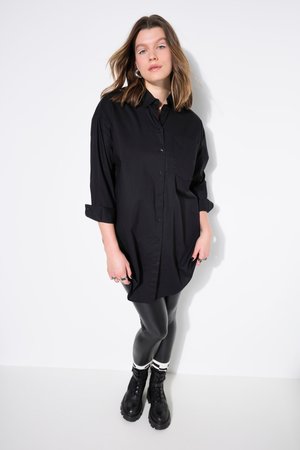 Studio Untold LONGBLOUSE LONG-SLEEVE BUSINESSBLOUSE - Camicia - black