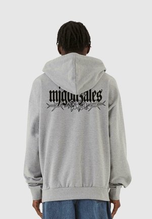 MJ Gonzales BARBED BLOOM-HEAVY - Kapuzenpullover - grey