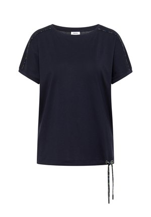 Cecil, T-SHIRT MIT BOAT NECK UND LEO-PIPING - T-shirt basique - urban dark blue