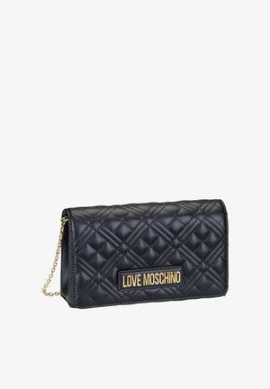 Love Moschino SMART DAILY - Borsa a tracolla - black galvanica oro