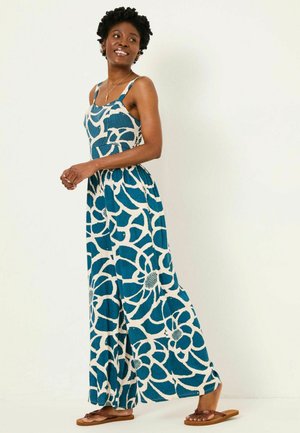 REGULAR FIT  - Jumpsuit - teal blue shibori