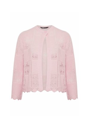 Yours Clothing, PLUS SIZE CARDIGANS - Vest - baby pink