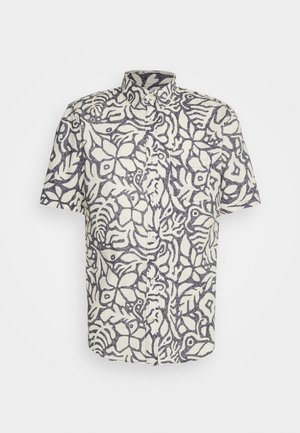 STRETCH - Camicia - ivory/navy