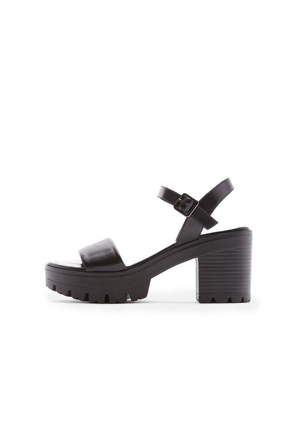 High Heel Sandalette - nero