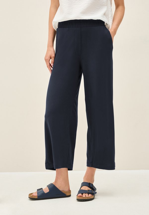 WIDE  - Stoffhose - blau