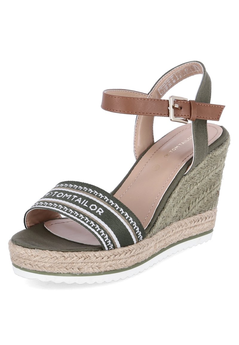 Damen Halbschuhe | TOM TAILOR Espadrille khaki - VA50948 Damen Halbschuhe | TOM TAILOR Espadrille khaki - VA50948