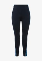 Ulla Popken donna taglie forti pantaloni fascia decorativa righe Ulla Popken donna taglie forti pantaloni fascia decorativa righe