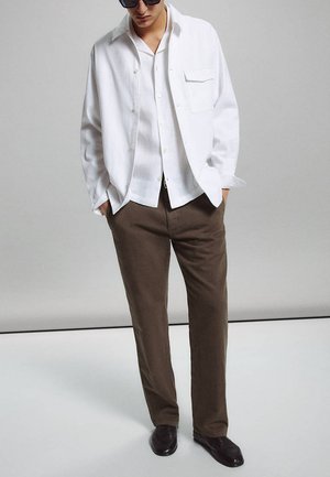 Mango ADULT - Jean droit - dark brown