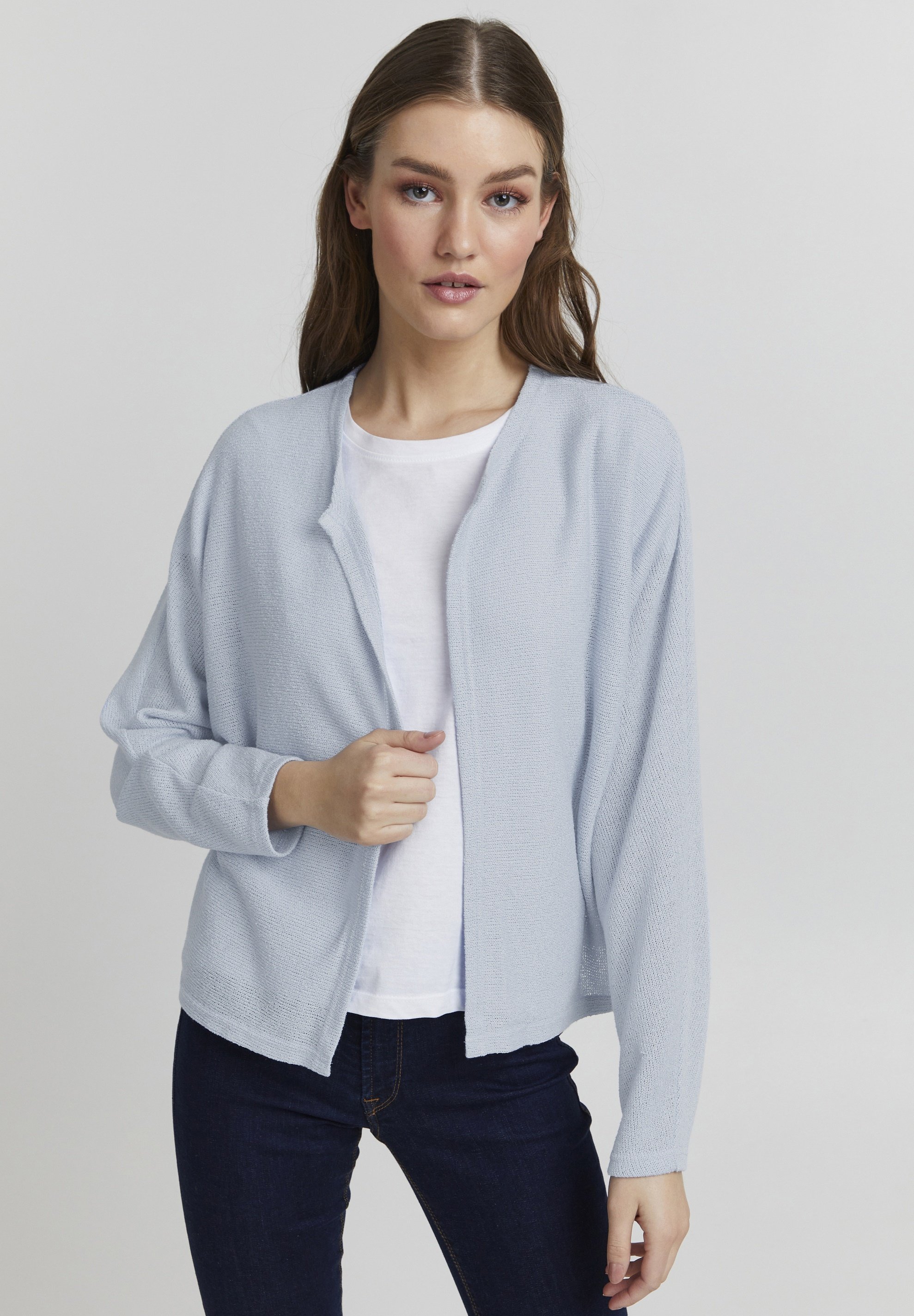 売れ筋商品|||オックスモ ニット&セーター レディース アウター OXKike - Cardigan - kentucky blue Greer mohair knit cardigan BL(2 BLUE): AKIRANAKA: WOMENS