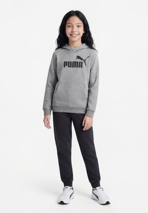 Puma, ESS NO. 1 LOGO HOODIE FL B - Суитшърт с качулка - medium gray heather