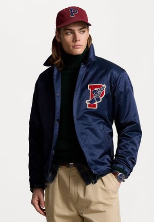 P WING SATEEN COACH'S JACKET - Bomberjakke - newport navy