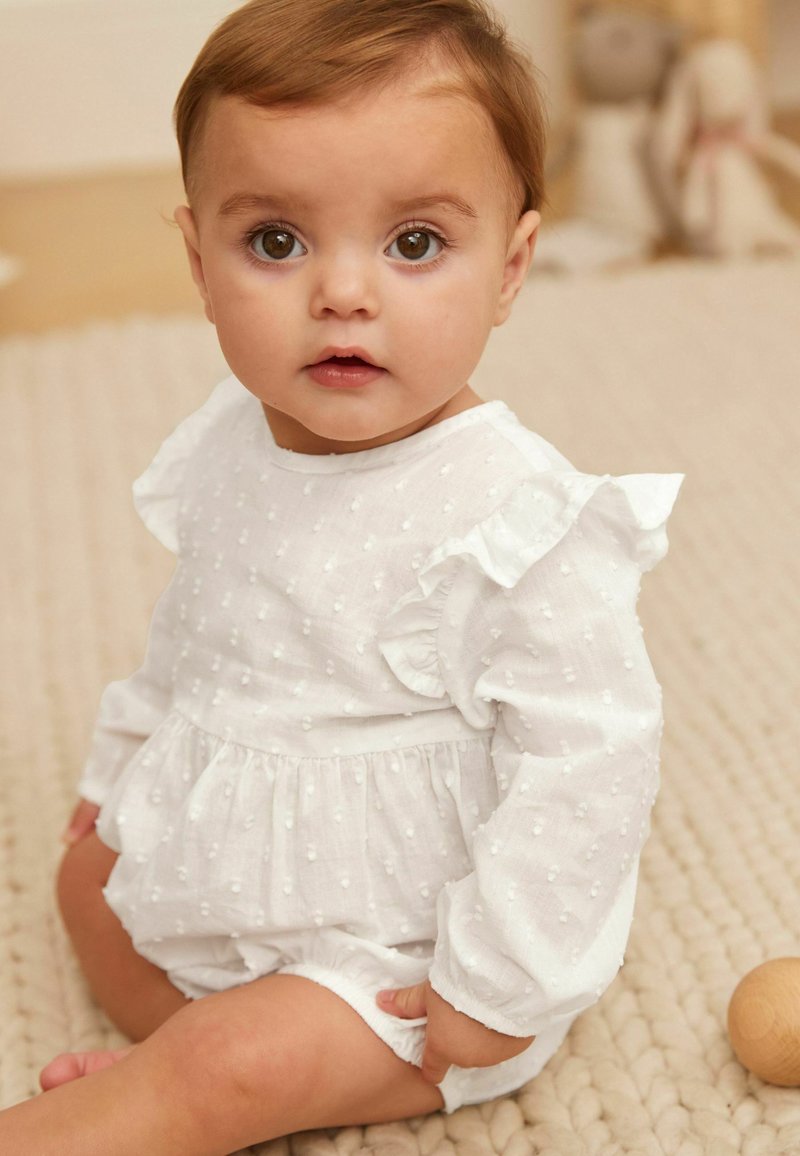 Next WOVEN BABY BODYSUIT Body ecru white/wit Zalando.be
