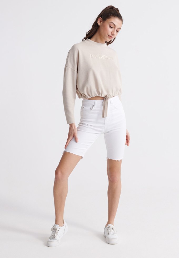 Superdry & Co Jeansshort wit