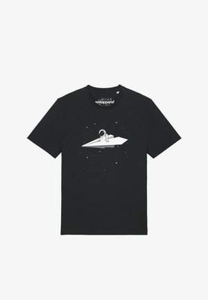 watapparel, FLY ME TO THE MOON - T-Shirt print - black